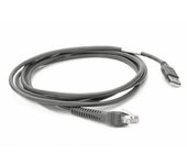 Zebra - CBA-U21-S07ZBR cable de serie Negro 2,1 m USB EAS CBA-U21-S07ZBR