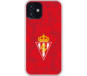 Funda original compatible con iPhone 12 Mini - Sporting Trama Roja