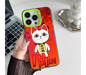 Epc Dandadan Anime Phone Case IMD Phone Case For IPhone 16 15 14 13 12 11 Pro Max Plus Color Silver Cover