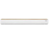 Thomson sb401bt barra de sonido 200w - bluetooth 5.0 - entrada de audio de tv, optica, aux-in de 3,5mm y lector usb - color madera/blanco