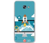 Tumundosmartphone Funda Gel Tpu para Samsung Galaxy A5 (2017) Diseño Cohete Dibujos