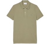 Polo Verde Lacoste Kaki De Piqué De Corte Ajustado L.12.12