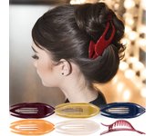 pinzas para el pelo curvadas francesas Concord para mujer, antideslizantes, de agarre fuerte, cómodas, accesorio de belleza para niñas y mujeres, pinzas para los dientes de moda, clase grande