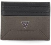 Cartera Guess Barcellona card marrón y negro para hombre