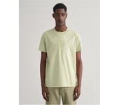 GANT CAMISETA GANT TONAL SHIELD VERDE BOTELLA
