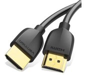 Cable HDMI 2.0 4K Portatil Vention AAIBI/ HDMI Macho - HDMI Macho/ 3m/ Negro