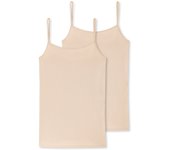 SCHIESSER Mujer Espagueti, 2-Pack - Jersey sencillo, Serie 95/5, liso