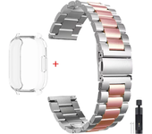 Case+ Metal Strap For Redmi Watch 5 Active TPU Soft Case For Xiaomi Redmi Watch 5 Lite Men Stainless Steel Watchband Correa