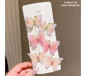 Random Colorful Butterfly Hairpins Girl Hair Clips Barrettes Women Sweet Hair Ornament Rainbow Headwear Fashion Hair Accessories