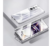 360 Magnetic Metal Adsorption Double Sided Glass Case for For OPPO Reno 12 Pro Camera Lens Protector Cover for Reno 11 Pro
