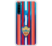 Funda original compatible con Xiaomi Redmi Note 8 - UD Almería rayas rojas y blancas clear