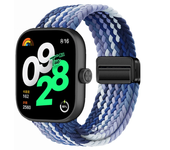 Braided Solo Loop For Redmi Watch 4 Magnetic Buckle Strap Watchband  For Xiaomi mi Band 8 Pro Adjustable Bracelet Wristband Band