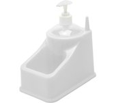 SANCO STORE - ORYX Estropajero Plastico Con Dosificador Color Blanco