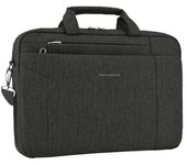Bolso para portátil de 15 pulgadas, maletín para portátil, Bolso para tableta, Bandolera, Bolso impermeable, Bolso de Negocios para portátil para Mujeres y humores, color Gris