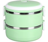 Thermal Lunch Box Stackable Hot Food Insulated Box 304 Stainless Steel Round Lunchbox Sealed Food Containers Thermal Lunch Box
