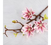 1PCS Chinese Simple Fake Flower Decoration, High Simulation Gradient Perfume, Lotus Magnolia Flower ornament