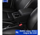 For Opel Corsa D Armrest box For Opel Corsa Car armrest backrest Interior parts storage box Retrofit parts Car accessories