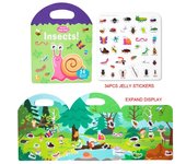 Early Childhood Education Scene Sticker Book Focus Cultivation Quiet Sticker Book Enlightenment Puzzle Cognitive Sticker Book