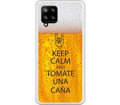 Funda original compatible con Samsung A42 5G - Keep calm and tomate una caña