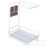 Estante de cocina, artefacto de almacenamiento sin perforaciones, estante para esponja de fregadero, estante para guardar platos que ahorra espacio, escurridor de cocina, escurridor de paños de cocina, escurridor de fregadero de cocina