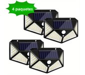 1/4/5Pcs 100/74 LED Wall Lights Outdoor Solar Lamp PIR Motion Sensor Solar Powered Sunlight Street Light for Garden Decoration