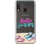 Tumundosmartphone Funda Gel Transparente para Samsung Galaxy A20e 5.8 diseño Summer Dibujos