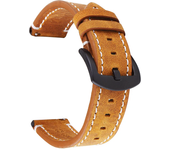 18mm 20mm 22mm 24mm Vintage Retro Leather Strap Quick Release For Huawei GT2 3WatchBand Men Women Universal Bracelet Accessories