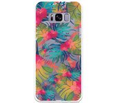 Funda compatible con Samsung Galaxy S8 - Plantas y Hojas de Colores CL