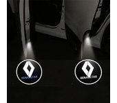 Car Door LED HD Welcome Courtesy Shadow Projector Lamp Logo Light For Renault Megane 2 3 4 Twingo Clio Talisman Captur Trafic RS