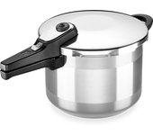 Alza Titan Plus - Olla a Express Rápida de Acero Inoxidable 18/10, 2 Modos de Cocción, Apta Para Todo Tipo de Cocinas, Inducción, Cocina Sana