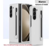 Luxury Skin Feel Slim Case for Samsung Galaxy Z Fold 6 5 4 Stylus Pen Slot Holder Plastic Fold Shockproof Protection Hard Cover