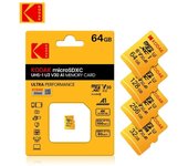Kodak-tarjeta De Memoria Micro SD Clase 10 64GB, 4K, De alta velocidad, Flash, TF Mecard C10