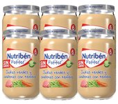 Nutriben Nutribén Potito Ternera Judias Verdes Zanahoria 6x235g - Alimento para Bebés a Partir de 6 Meses