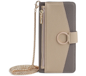 Redmi Note 13 Pro Crossbody Phone Case for Xiaomi Redmi Note 13 13R Pro Plus 13C 5G Poco X6 M6 Pro Wallet Case with Metal Chain