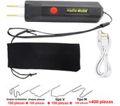 Wireless USB Mini Portable Plastic Welder with Protective Box, 400pcs Hot Stapler Plastic Welder Machine