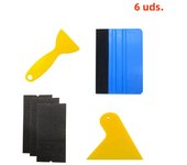 Car Film Wrap Tool Kit Vinyl Spatula Vinyl Scraper Cutter for Vehicle Window Tint Car Accessories Wrapping Tools Squeegee Set