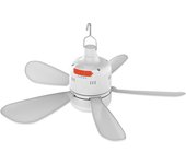 Ventilador de techo con Luz Para Tienda de campaña, mini ventilador Silencioso Pequeño, portátil, para dormitorio en Aire Libre, recargable