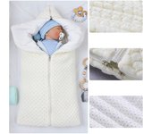 Manta envolvente para recién nacidos, saco de dormir de invierno cálido y multifuncional, manta para cochecito de bebé de 0 a 12 meses, para niños o niñas