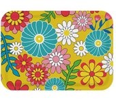 Bandeja Versa Amarillo Polietileno RPET Flores 27 x 2,2 x 38 cm