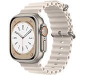 Original Ocean Silicone Strap for Apple Watch Ultra Band 45mm 49mm 41mm 44mm 40mm 42mm 38mm  Bracelte IWatch Series 9 8 7 6 Ultr