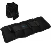 Cecotec Set 2 pesas para tobillo y muñecas ajustables con velcro. Peso de cada una 1 kg. Rellenas de arena.
