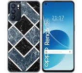 Funda Silicona para Oppo Reno 6 5G diseño Mármol 06 Dibujos