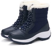 Ankel Boots for Women Winter Outdoor Warm Snow Boots Chunky Platform Waterproof Non-slip Warm Shoes Woman Boots Plus Size Casual