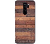 Tumundosmartphone Funda Gel Tpu para Xiaomi Redmi Note 8 Pro diseño Madera 03 Dibujos