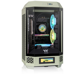 CAJA THERMALTAKE MINI-ITX TOWER 250 2XVENT 120MM SN FUENTE VERDE MATCHA