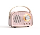 Altavoz Bluetooth retro - Decoración vintage - Altavoz Bluetooth inalámbrico portátil