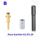Hose Plug Fitting With Sleeve For Karcher K2K3 K4 K5 K6 K7 Nozzle Accessories Pressure Washer Pipe Tip Repair Connector Adaptor