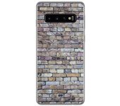 Tumundosmartphone Funda Gel Tpu para Samsung Galaxy S10 Plus diseño Ladrillo 02 Dibujos