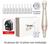 Dr.pen E30 Micro Needle Pen with 12 Cartridges Nano Wireless Skin Care Kit Skin Pen Micro Needle Pen Skin Rejuvenation Machine