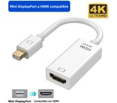 Mini DP Thunderbolt to HDMI-compatible Adapter Connecto Converter 4K 2K 1080P For MacBook surface laptop TV monitor projector